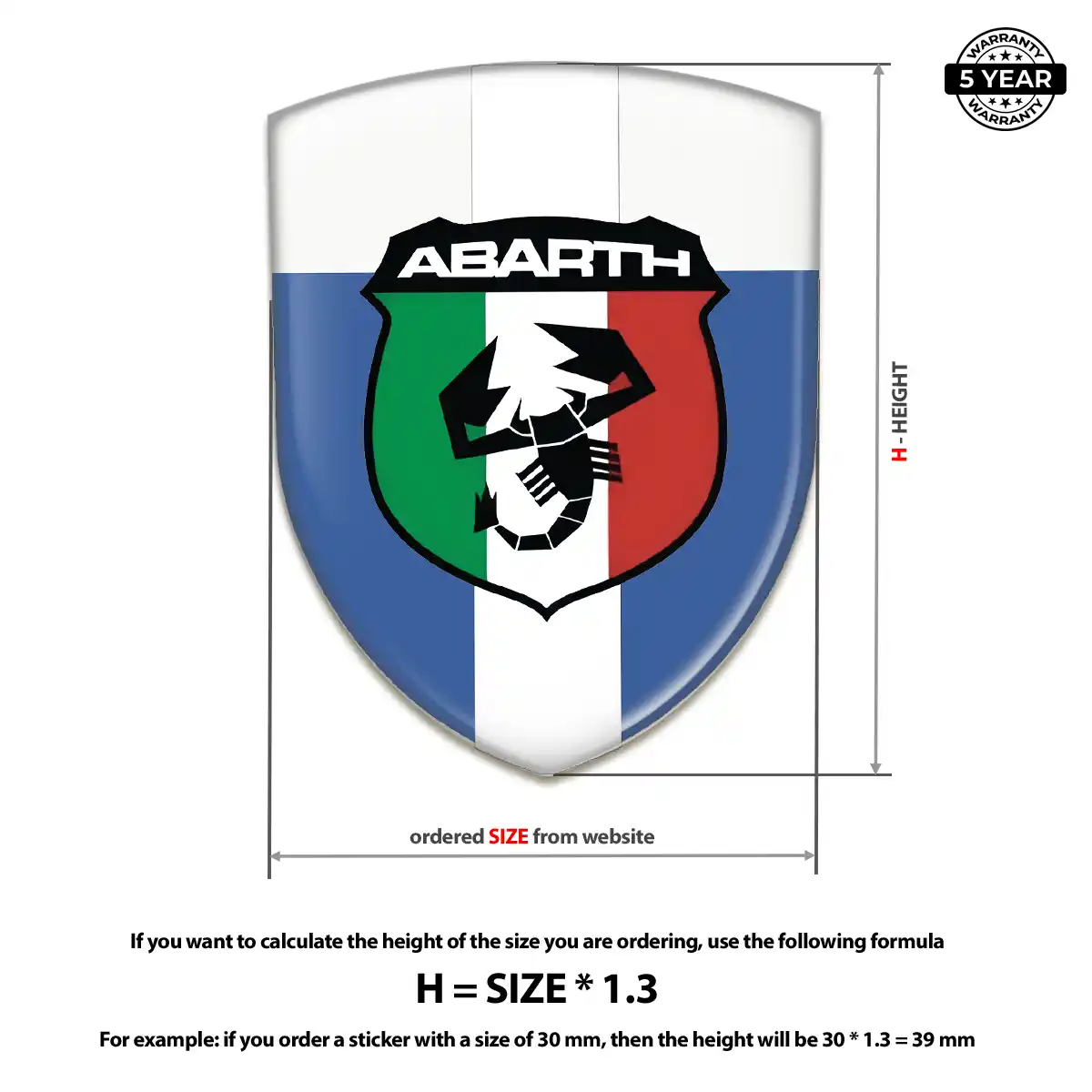 Abarth Silicone Emblem Auto Tuning