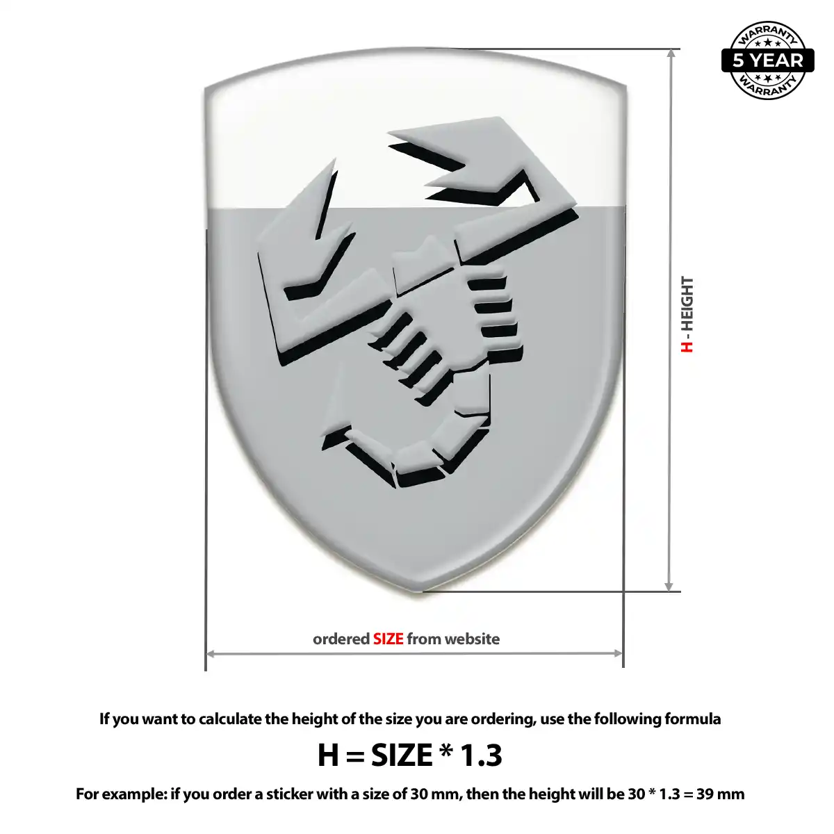 Abarth Silicone Emblem Cabin Style