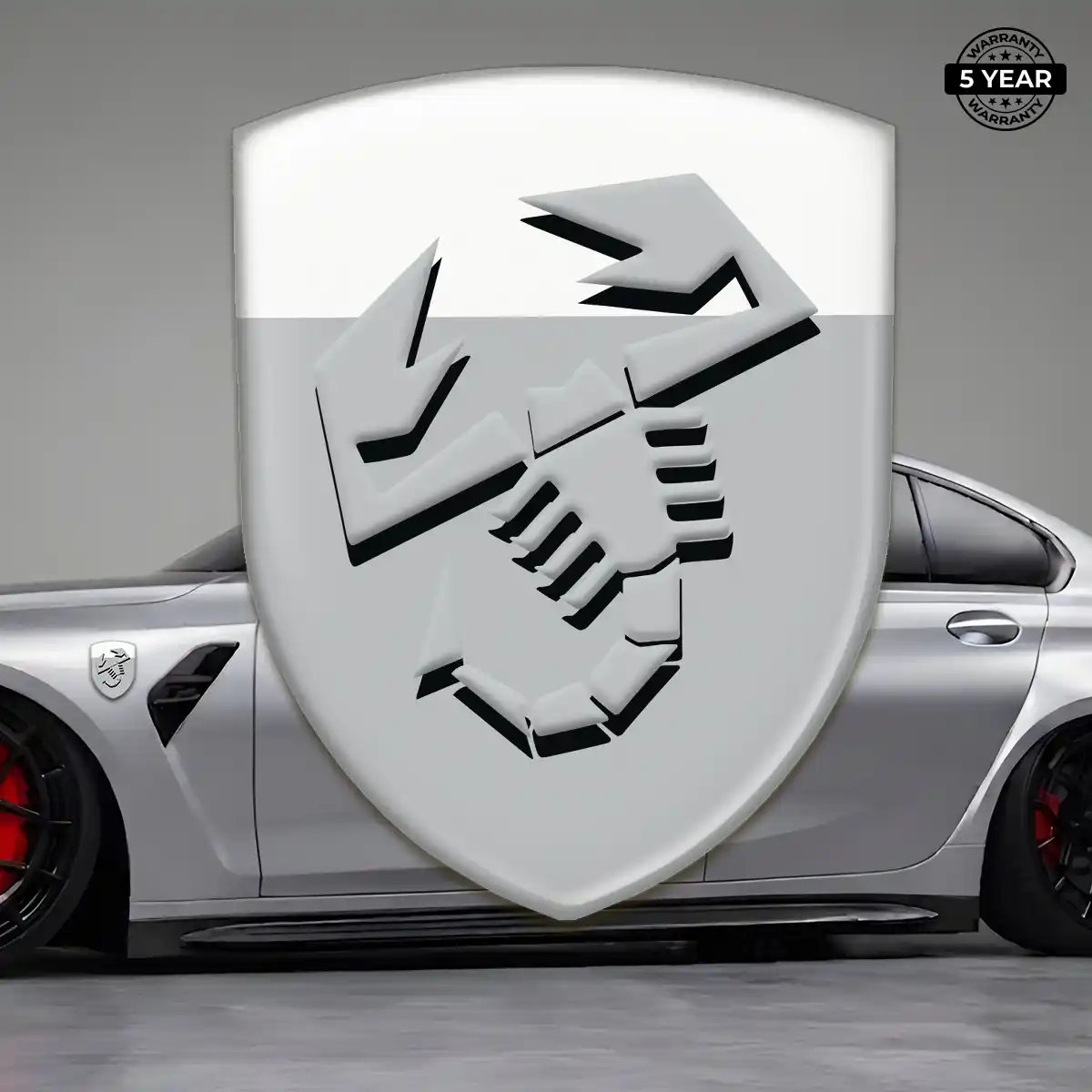 Abarth Silicone Emblem Cabin Style