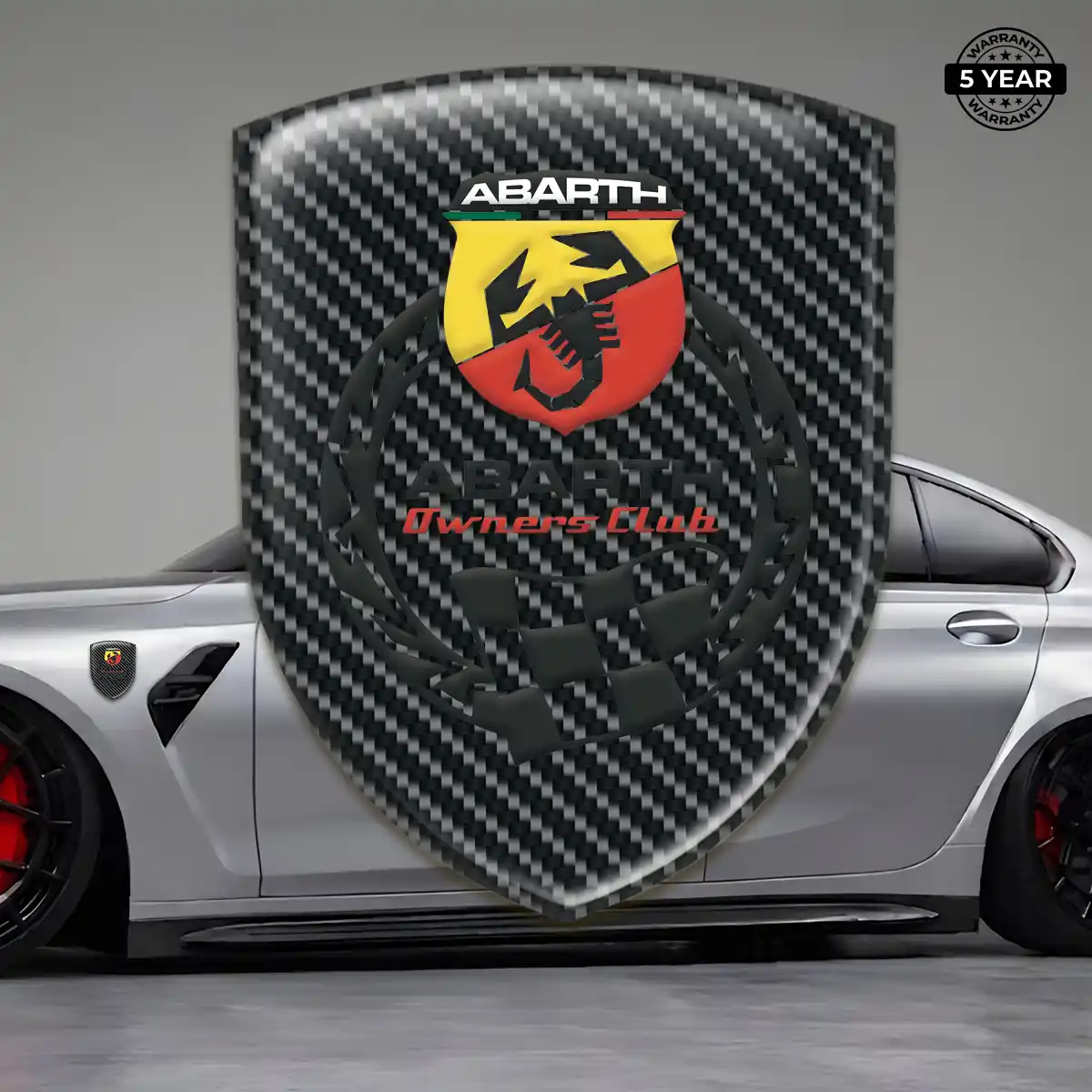 Abarth Silicone Emblem Deluxe Edition