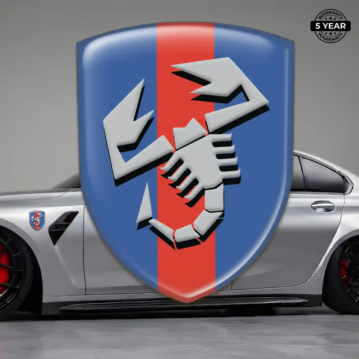 Abarth Silicone Emblem Elite Finish