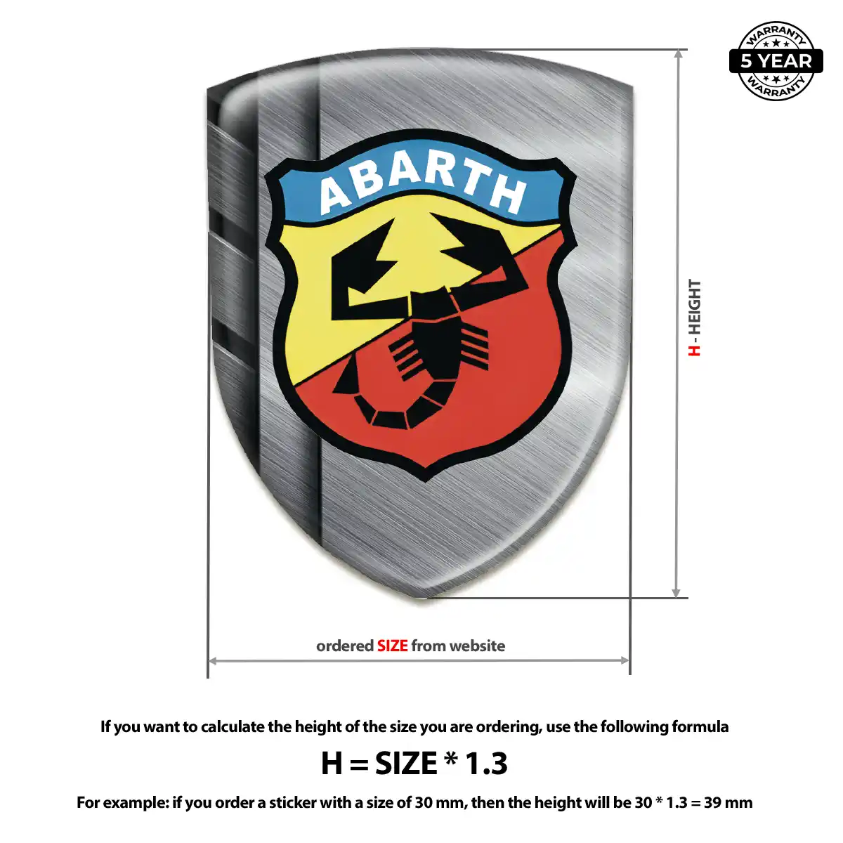 Abarth Silicone Emblem Exclusive Series