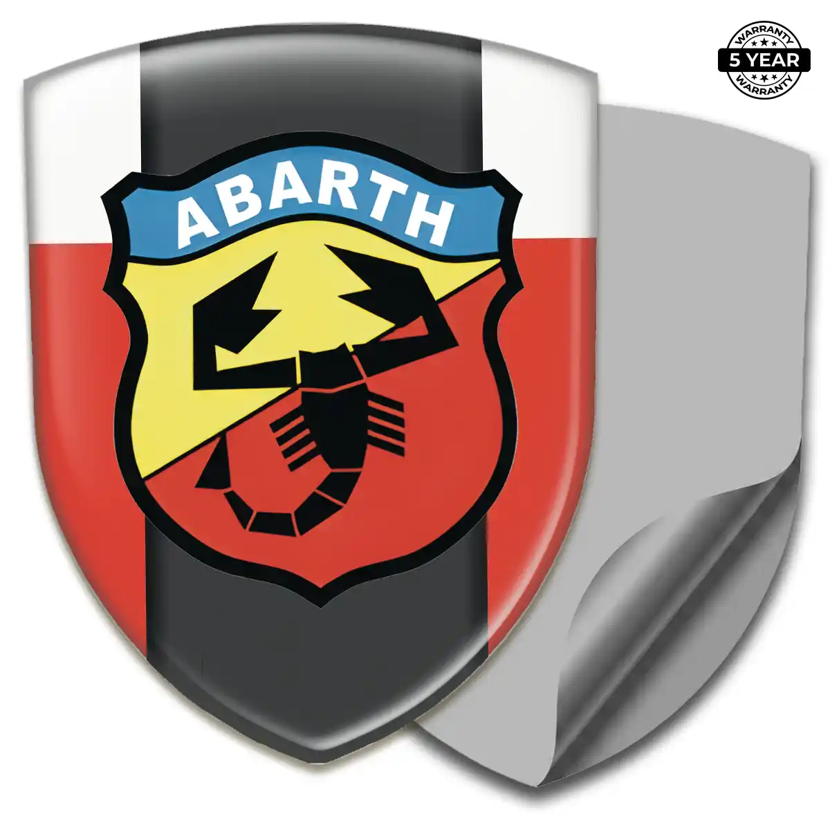 Abarth Silicone Emblem Interior Elegance