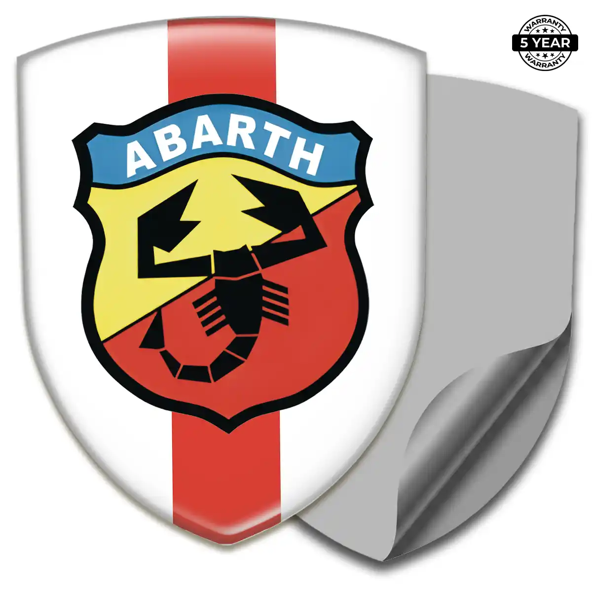 Abarth Silicone Emblem Interior Luxe