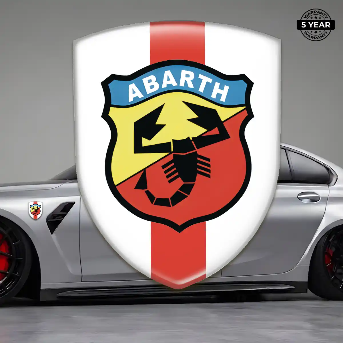 Abarth Silicone Emblem Interior Luxe