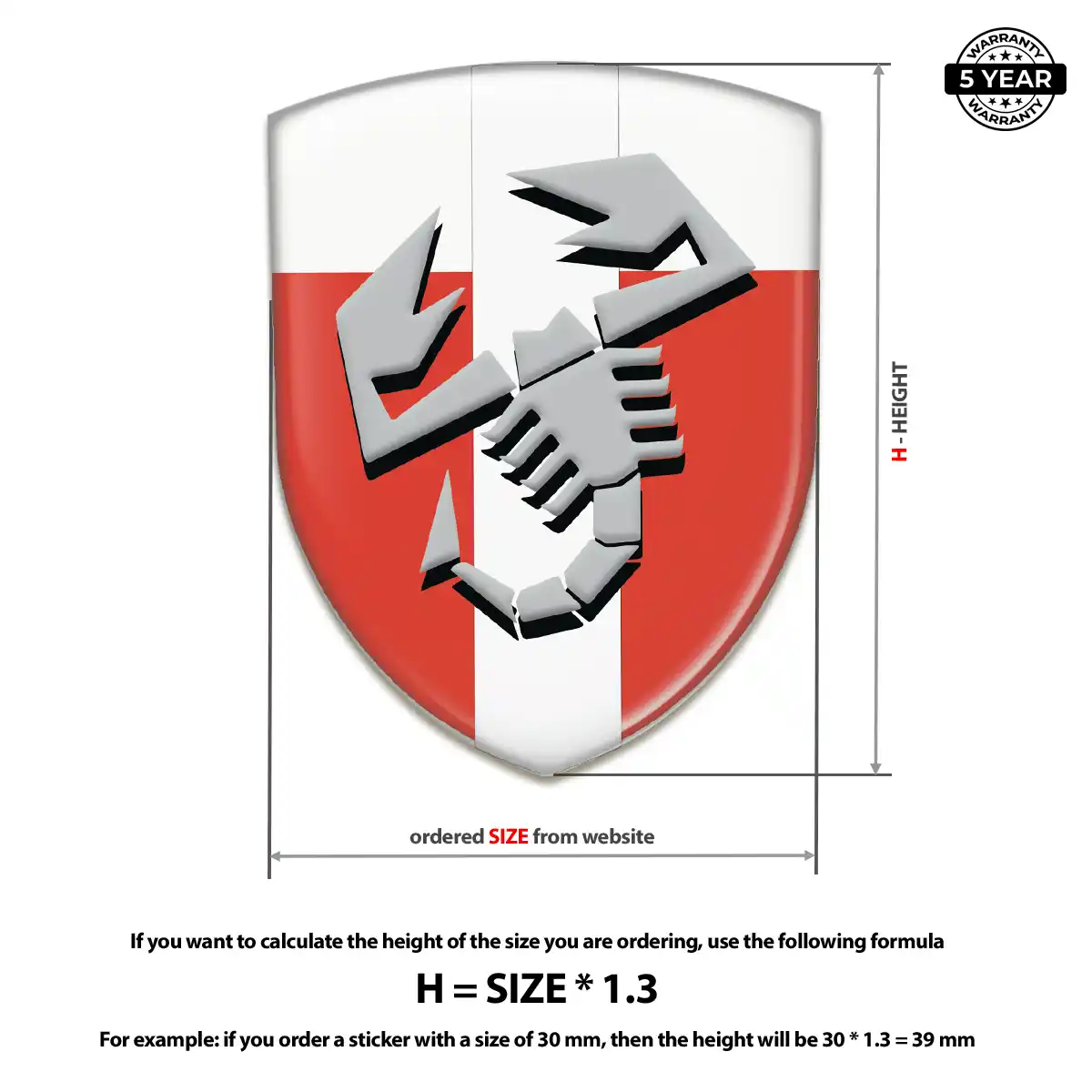 Abarth Silicone Emblem Noble Edition