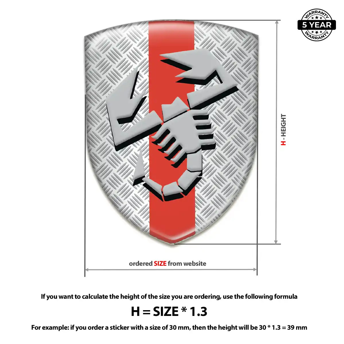 Abarth Silicone Emblem Opulent Line
