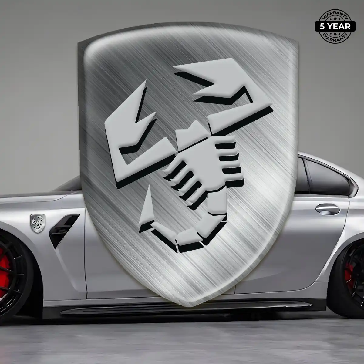Abarth Silicone Emblem Outer Style