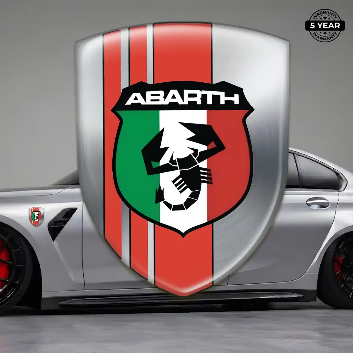 Abarth Silicone Emblem Performance Style