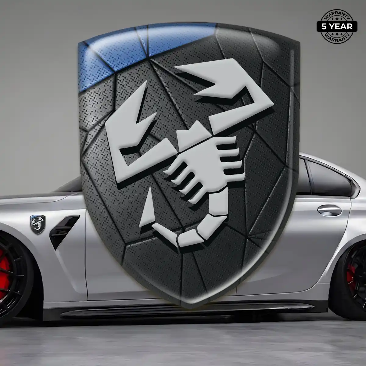 Abarth Silicone Emblem Premium Dome