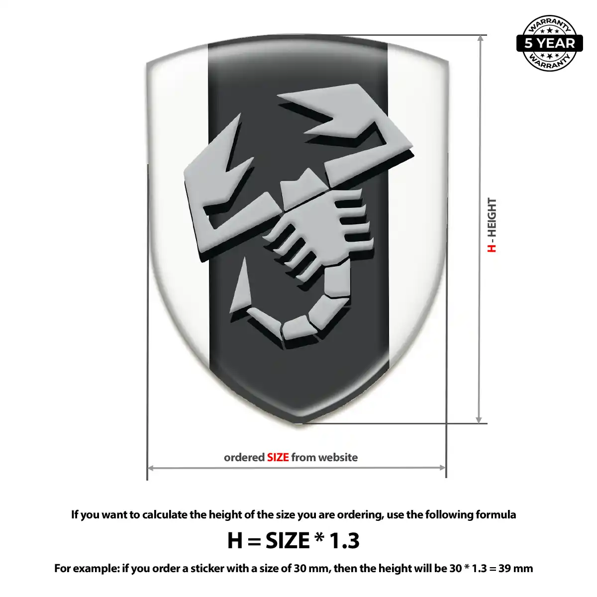 Abarth Silicone Emblem Refined Design