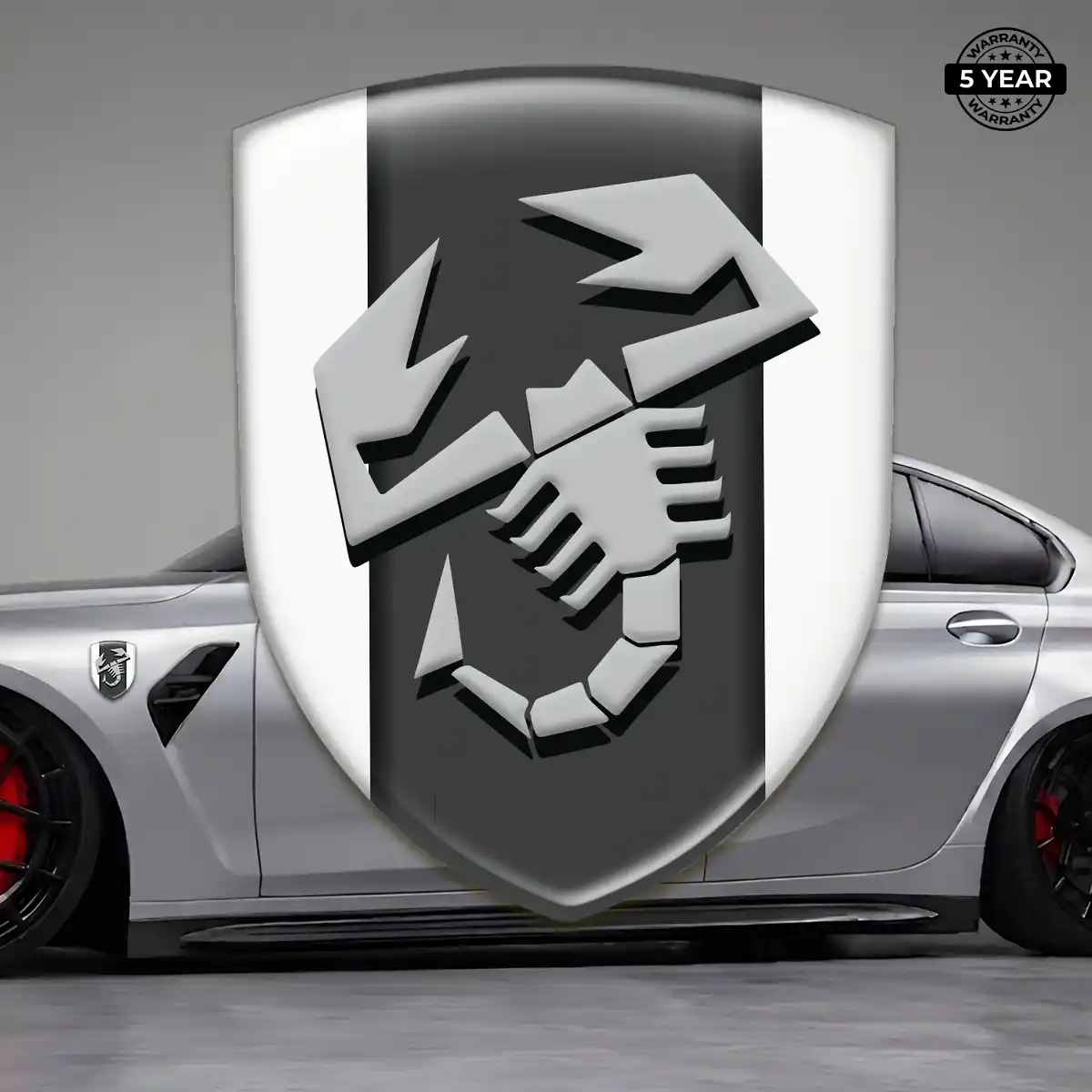 Abarth Silicone Emblem Refined Design