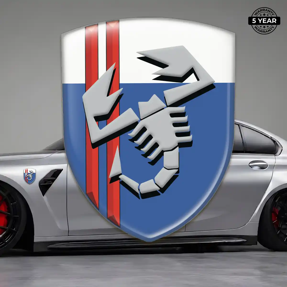 Abarth Silicone Emblem Resin Luxe