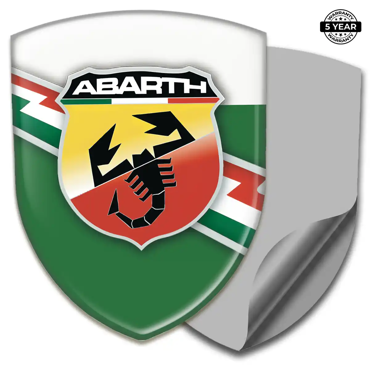 Abarth Silicone Emblem Sleek Style
