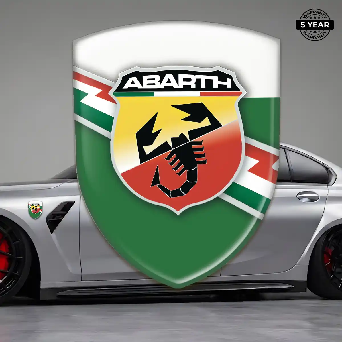 Abarth Silicone Emblem Sleek Style