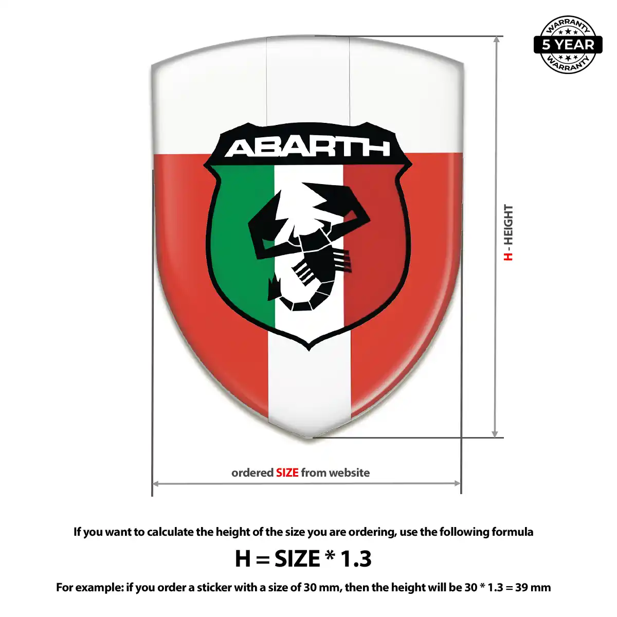Abarth Silicone Emblem Sport Tuning