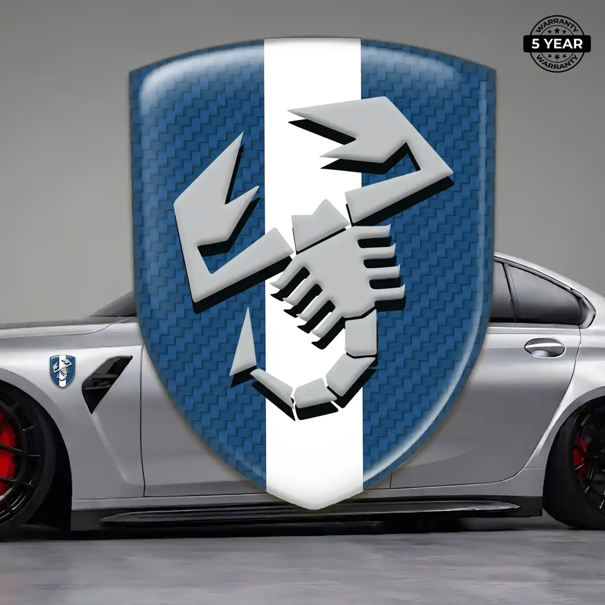 Abarth Silicone Sticker Auto Tuning