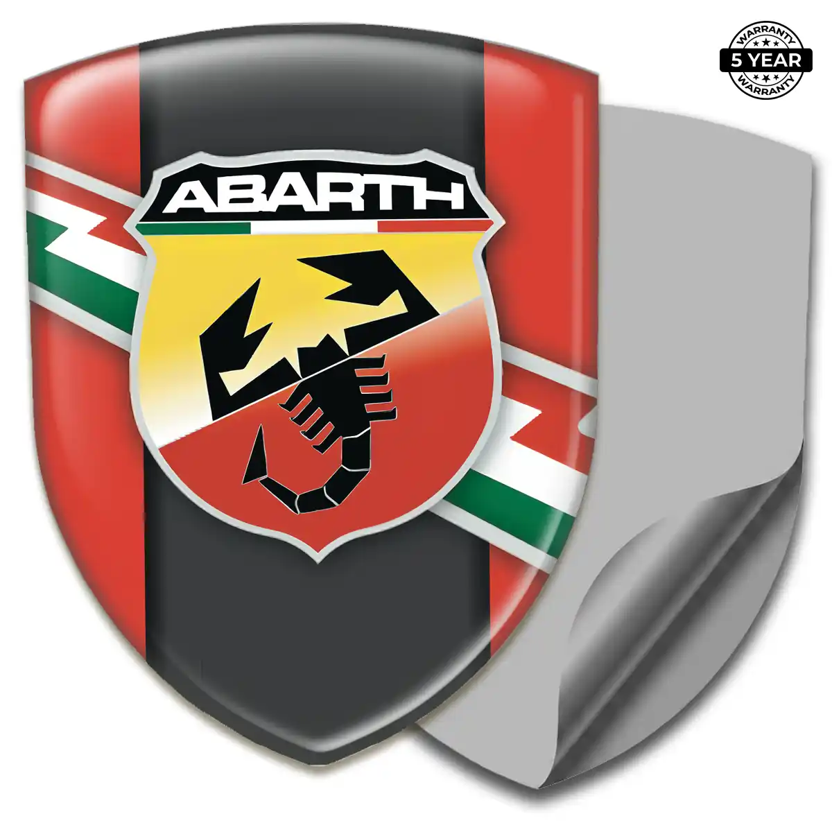 Abarth Silicone Sticker Elite Finish