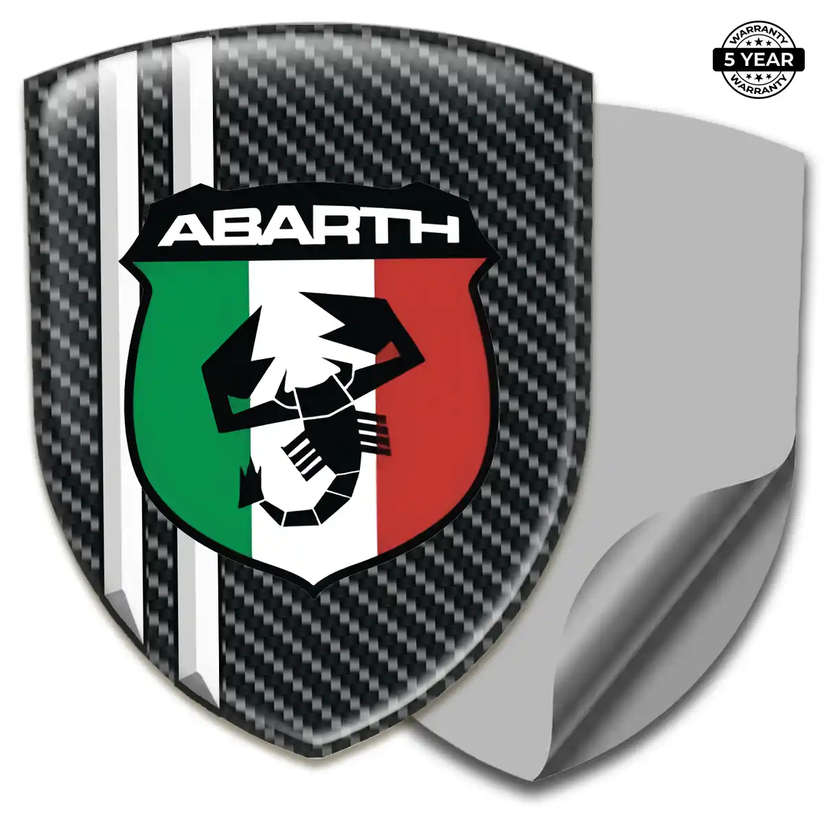 Abarth Silicone Sticker Exterior Luxe