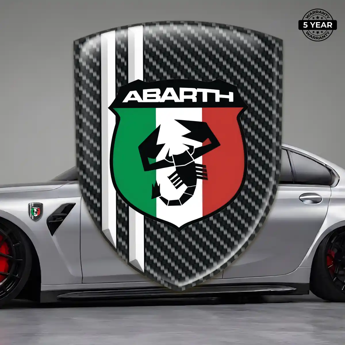 Abarth Silicone Sticker Exterior Luxe