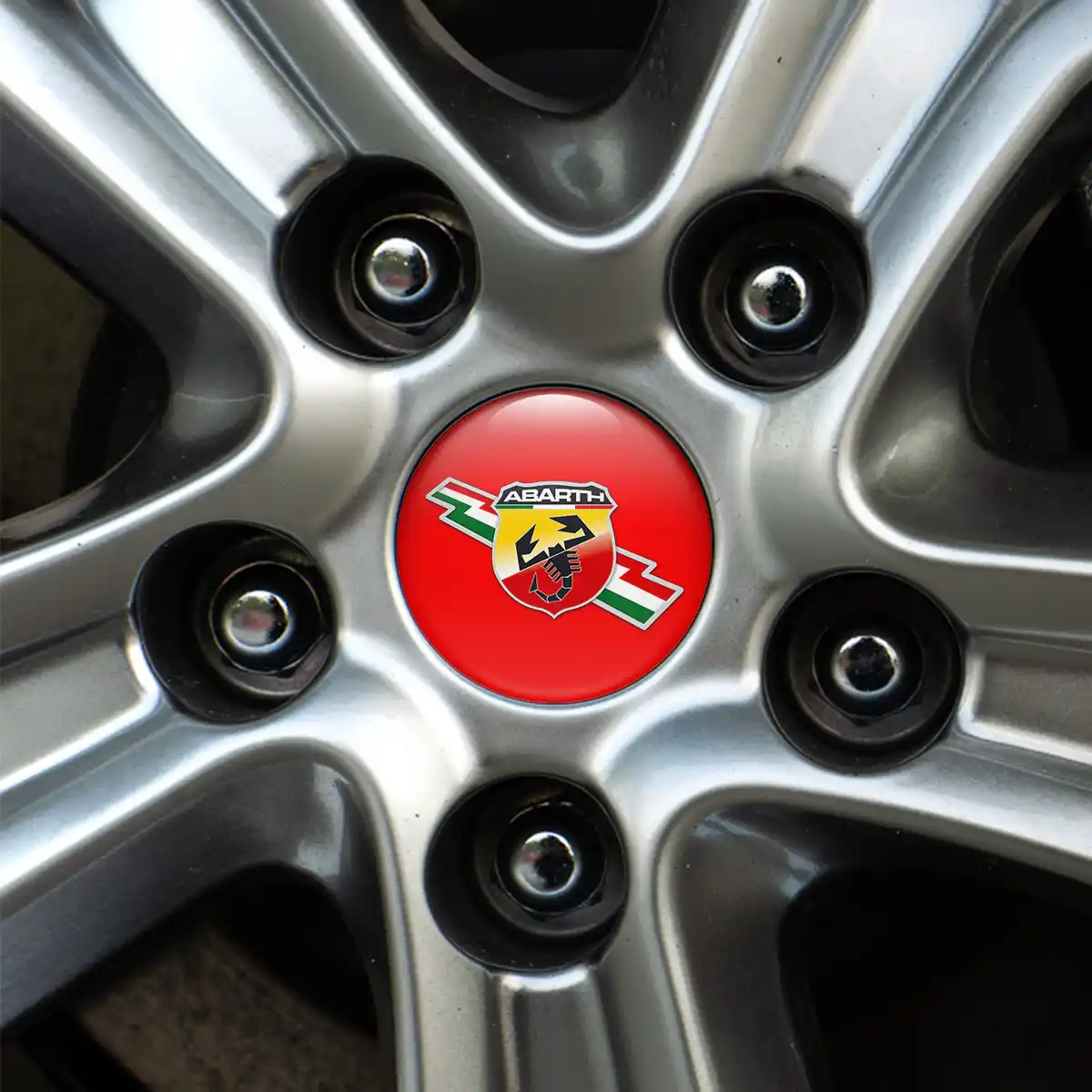 Abarth Silicone Sticker High Quality