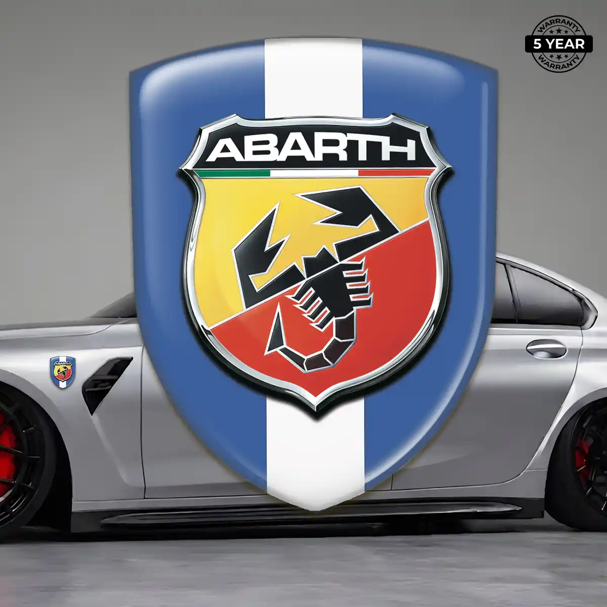 Abarth Silicone Sticker Interior Luxe