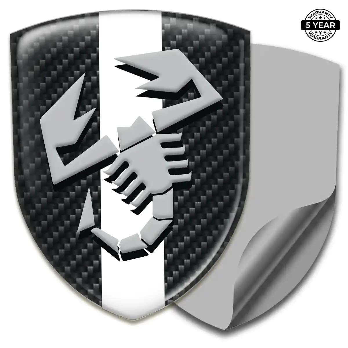 Abarth Silicone Sticker Performance Style
