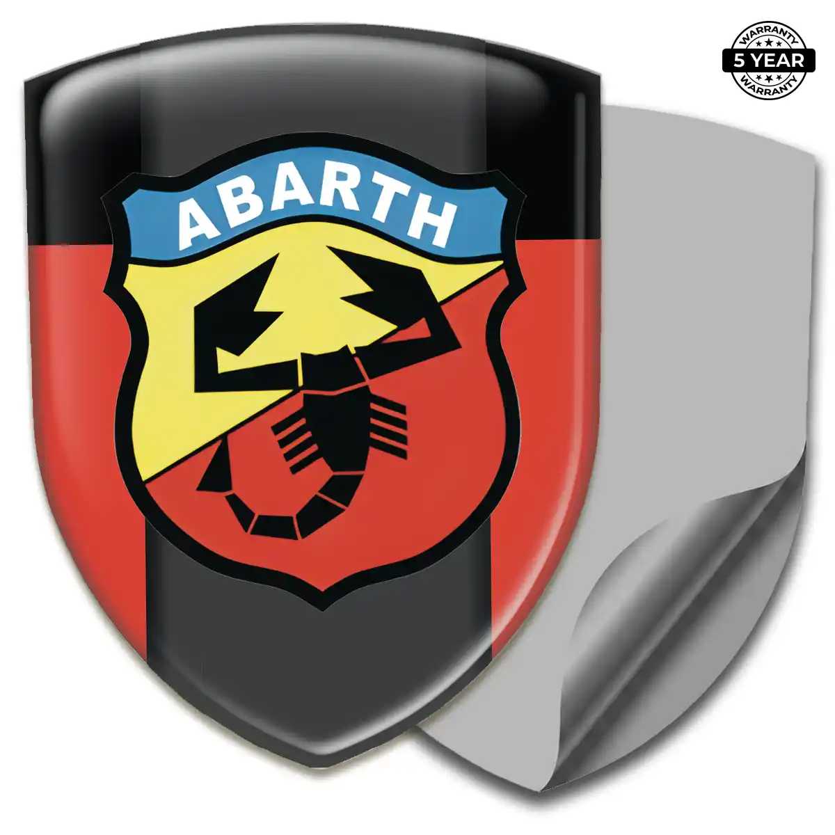 Abarth Silicone Sticker Prime Quality