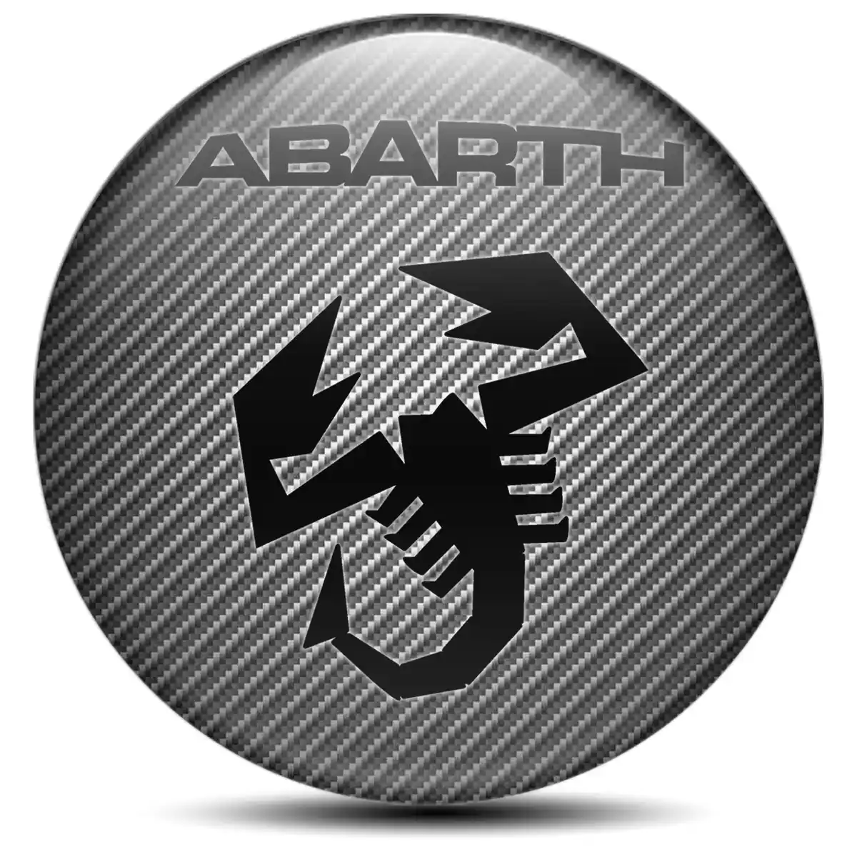 Abarth Silicone Sticker Self-Adhesive High Quality