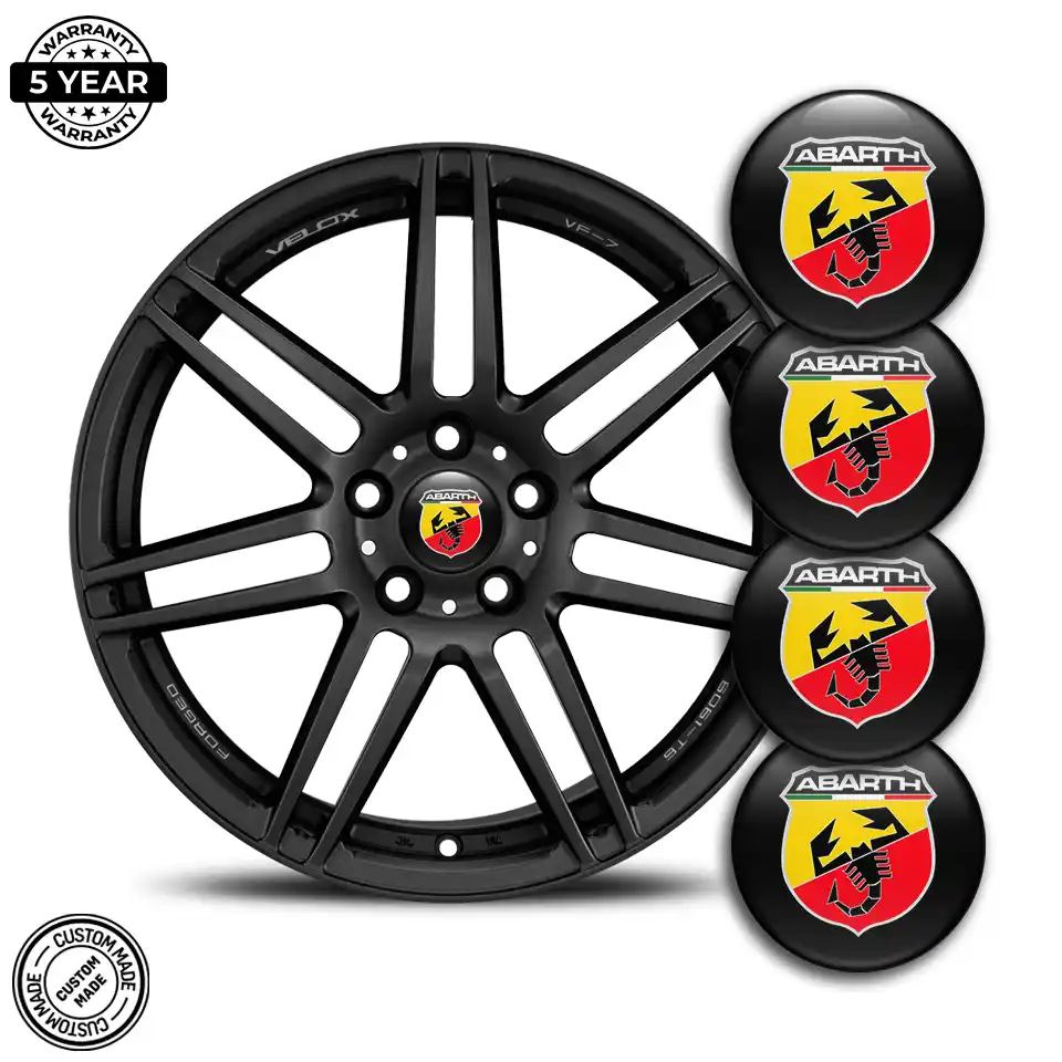Abarth Silicone Sticker Self-Adhesive Premium Edition