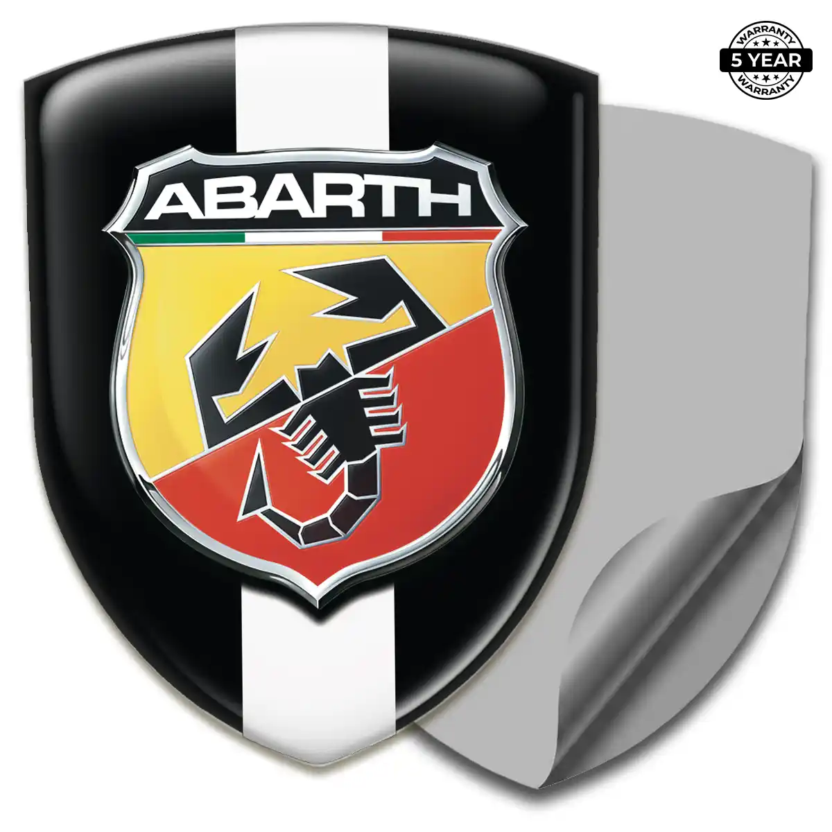 Abarth Silicone Sticker Signature Grade