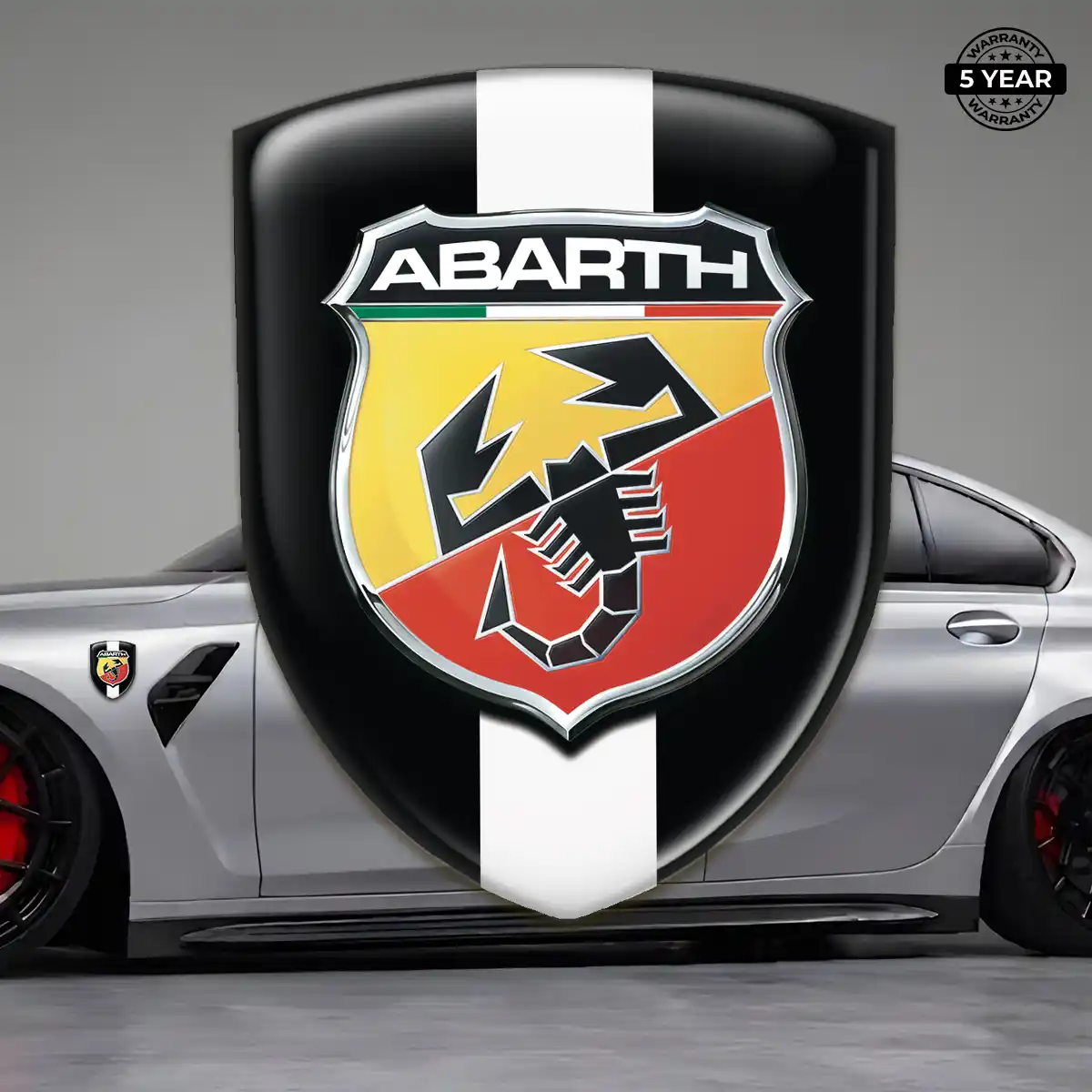 Abarth Silicone Sticker Signature Grade