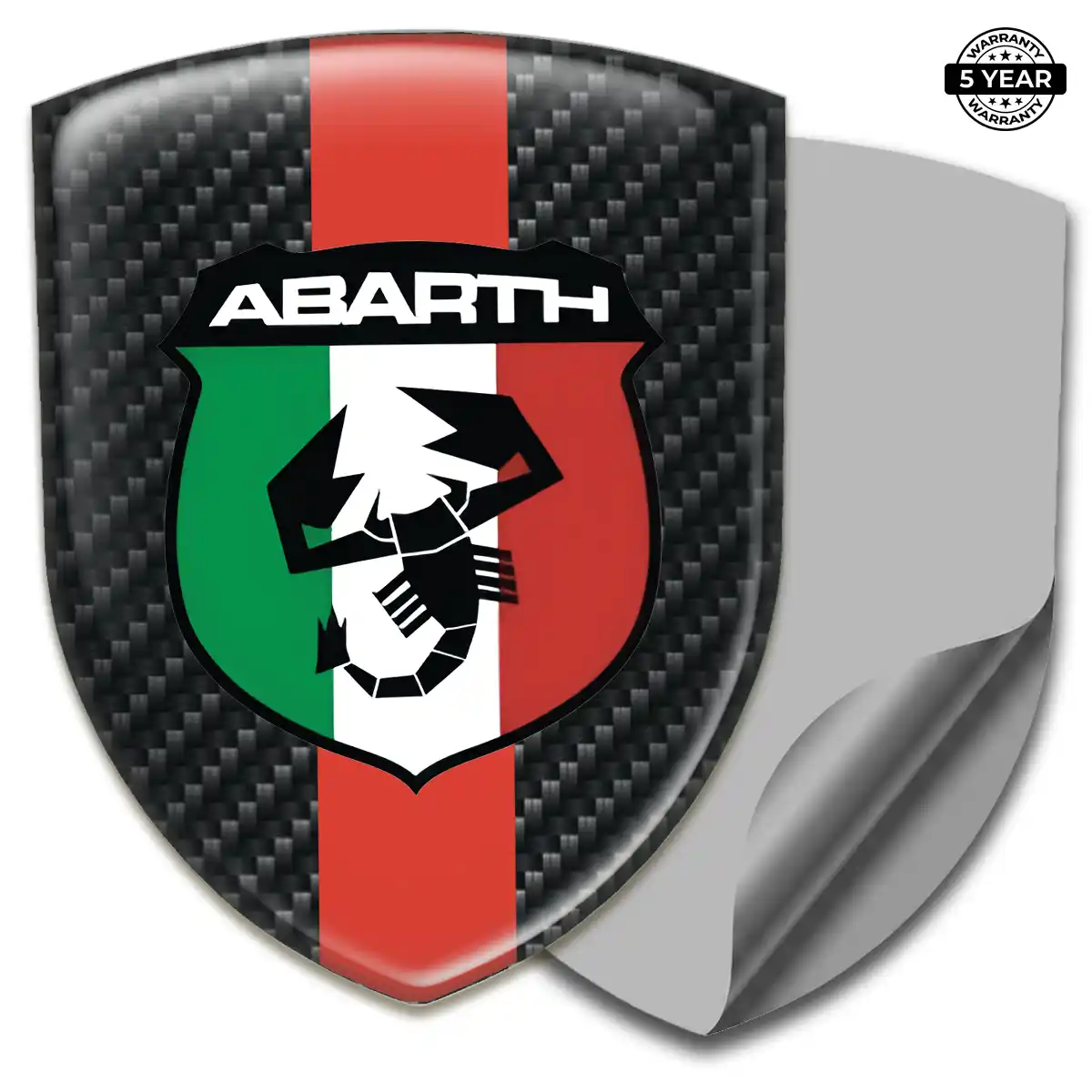 Abarth Silicone Sticker Sport Tuning