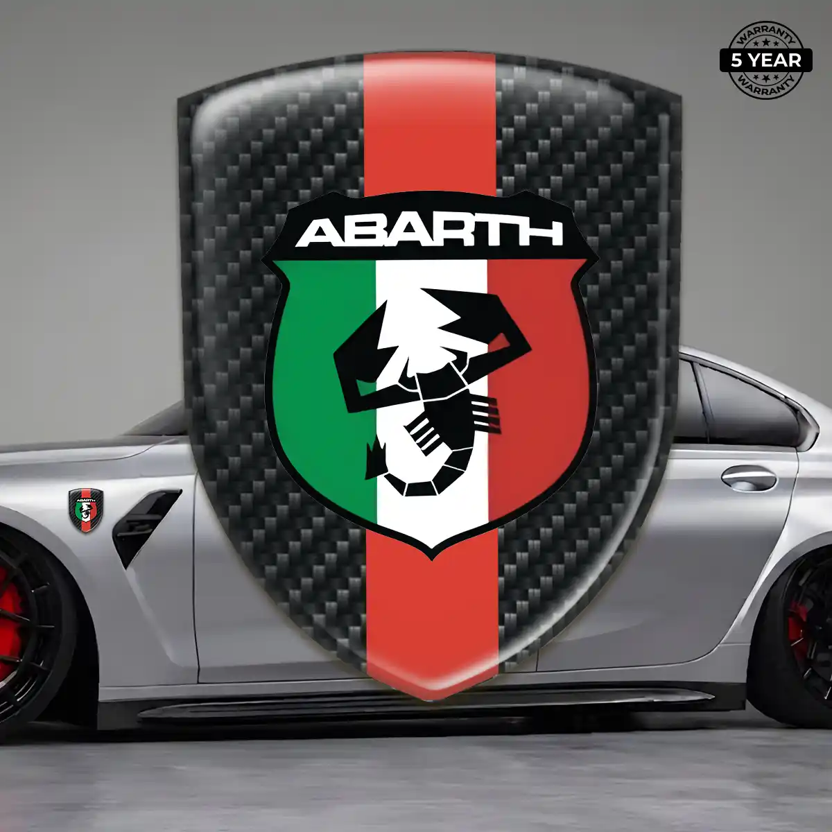 Abarth Silicone Sticker Sport Tuning