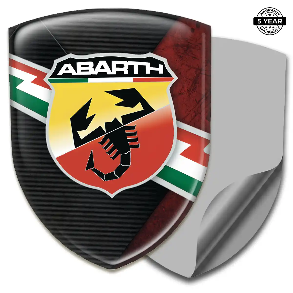 Abarth Silicone Sticker Superior Craft