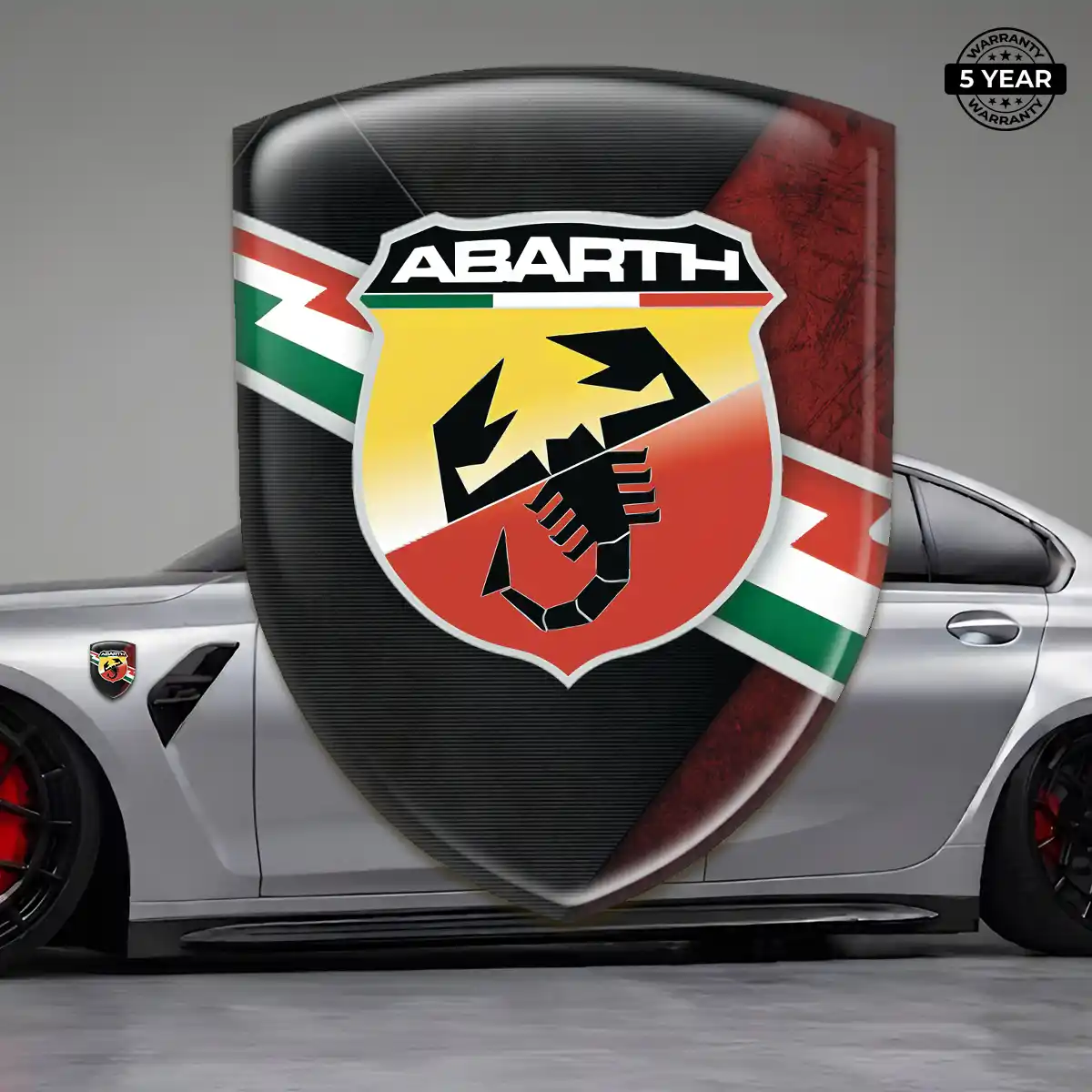 Abarth Silicone Sticker Superior Craft