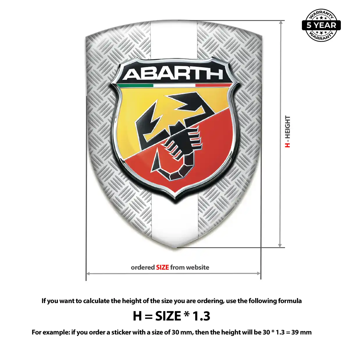 Abarth Sticker Auto Tuning