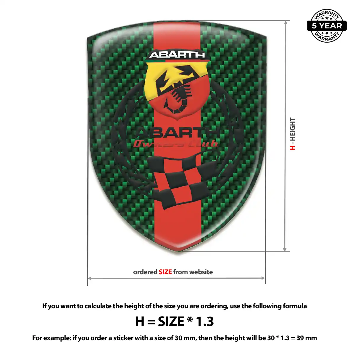Abarth Sticker Elite Edition