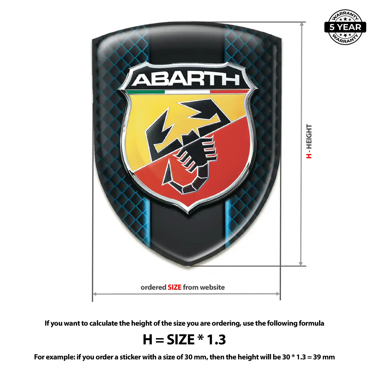 Abarth Sticker Noble Edition