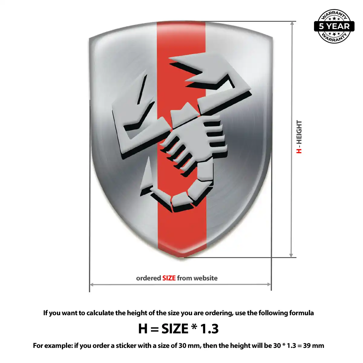 Abarth Sticker Outer Style