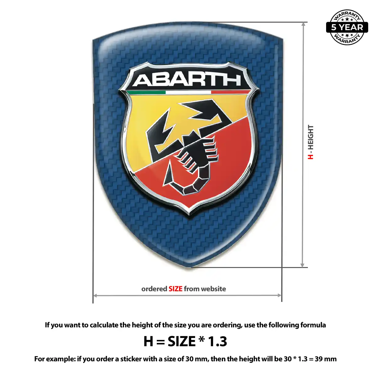 Abarth Sticker Performance Style
