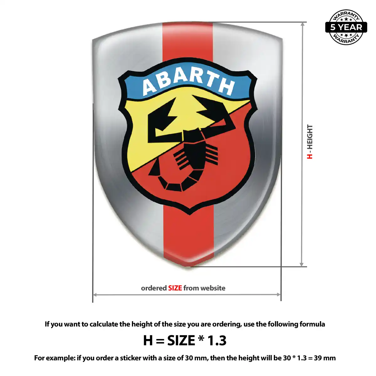 Abarth Sticker Prestige Line