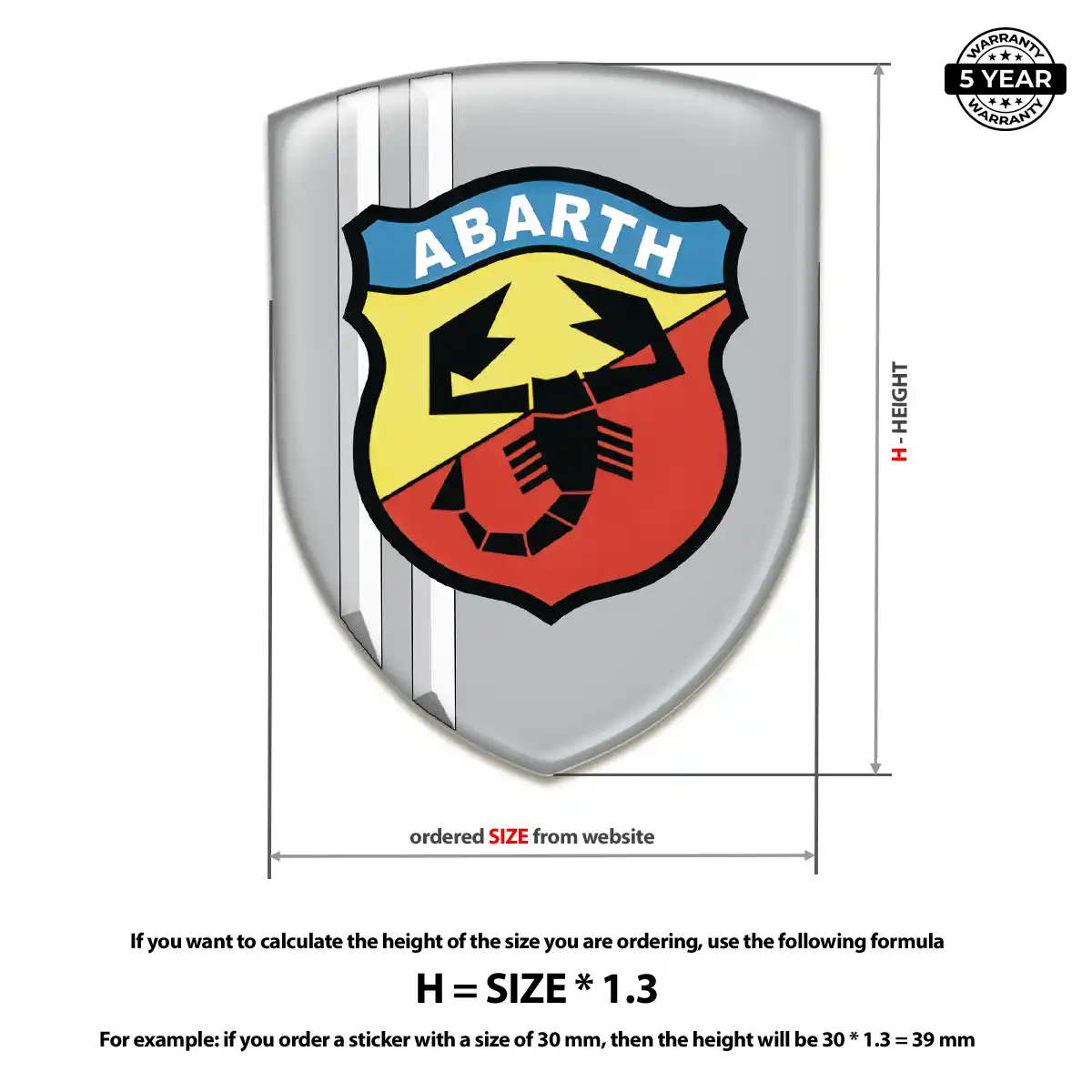 Abarth Sticker Signature Grade