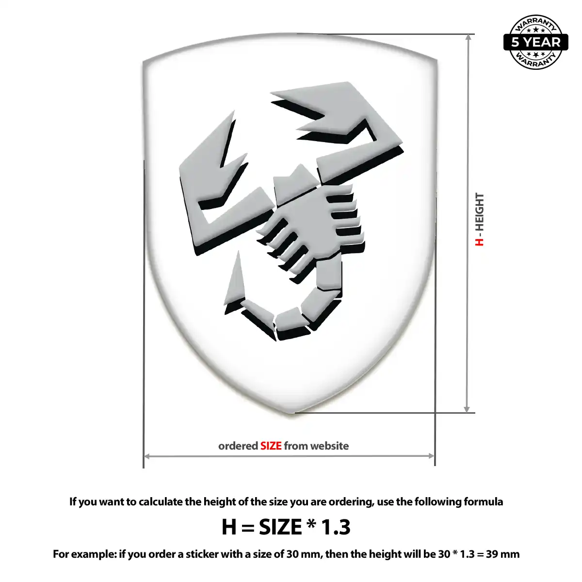 Abarth Sticker Superior Craft
