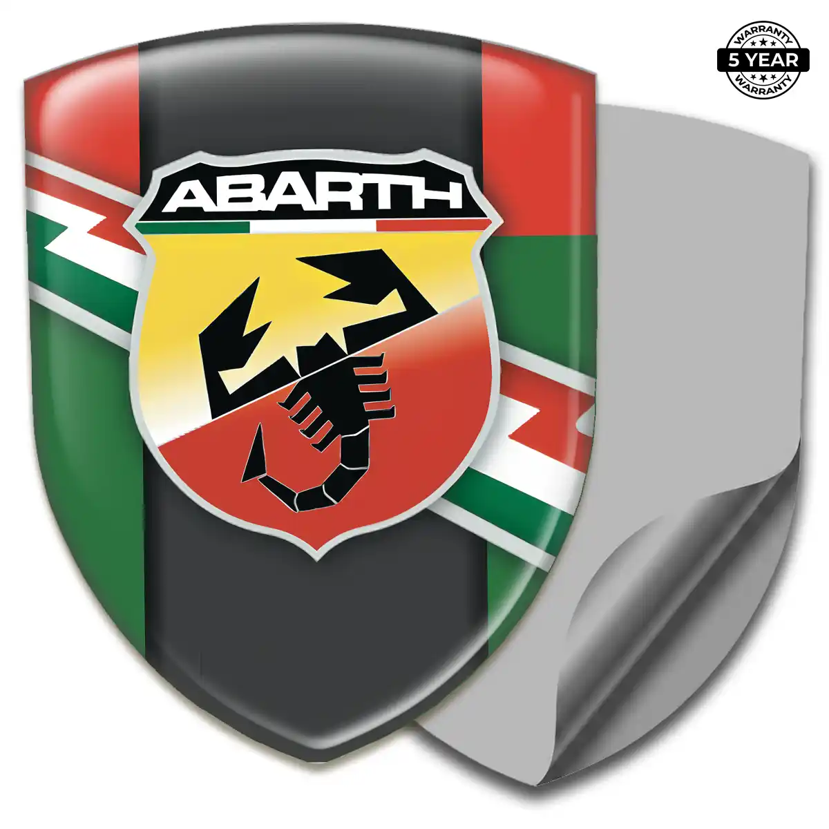 Abarth Vehicle Logo Sticker Cabin Style