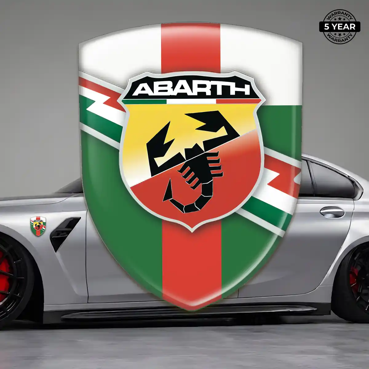 Abarth Vehicle Logo Sticker Deluxe Edition