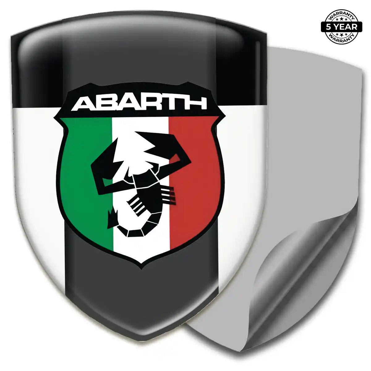 Abarth Vehicle Logo Sticker Elite Finish