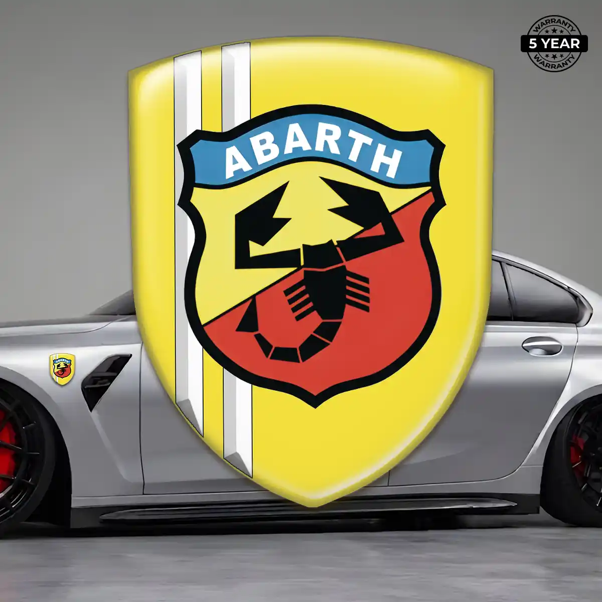 Abarth Vehicle Logo Sticker Exterior Luxe