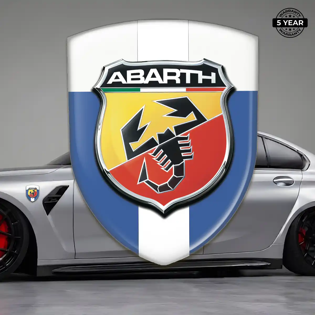 Abarth Vehicle Logo Sticker Opulent Line