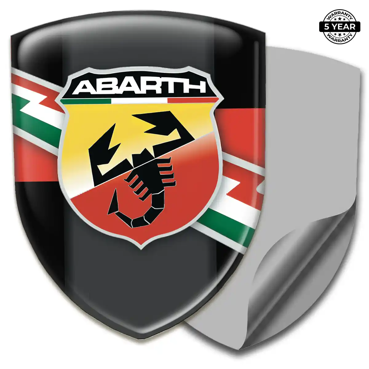 Abarth Vehicle Logo Sticker Outer Style